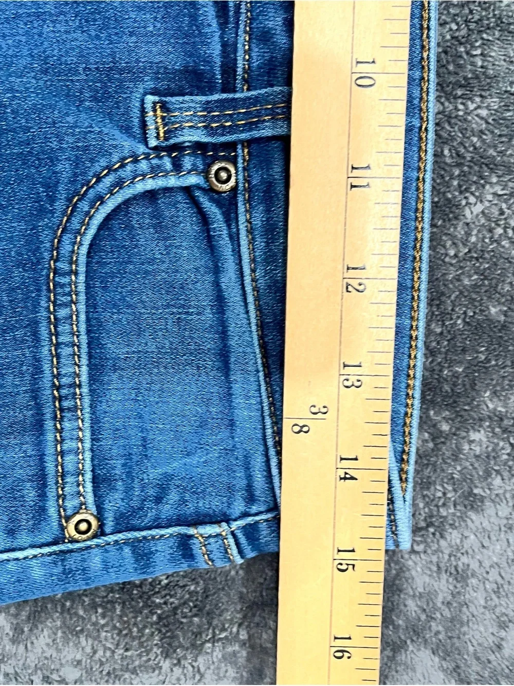 NYDJ Ami Skinny Jeggings Liftxtuck Jeans Size 10P Blue Denim Casual
